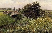 Emile Claus A Meeting on the Bridge oil painting reproduction